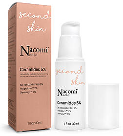 Сироватка для обличчя, збагачена пептидами Nacomi Next Level Ceramides 5% 30 ml.