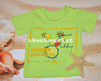 Детская футболка (фуфайка) для мальчика Отдых р.74