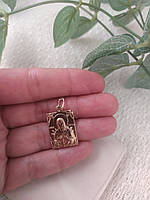 Золота натільна іконка ангел хранитель, підвіска ангел хранитель 585 проби іконка на ланцюжок недорого