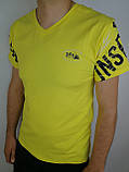 Жовта чоловіча футболка, фото 5