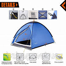 Намет KingCamp Backpacker (KT3019) Blue, фото 4