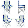 Стул KingCamp Arms Chairin Steel(KC3818) Grey/Blue, фото 6