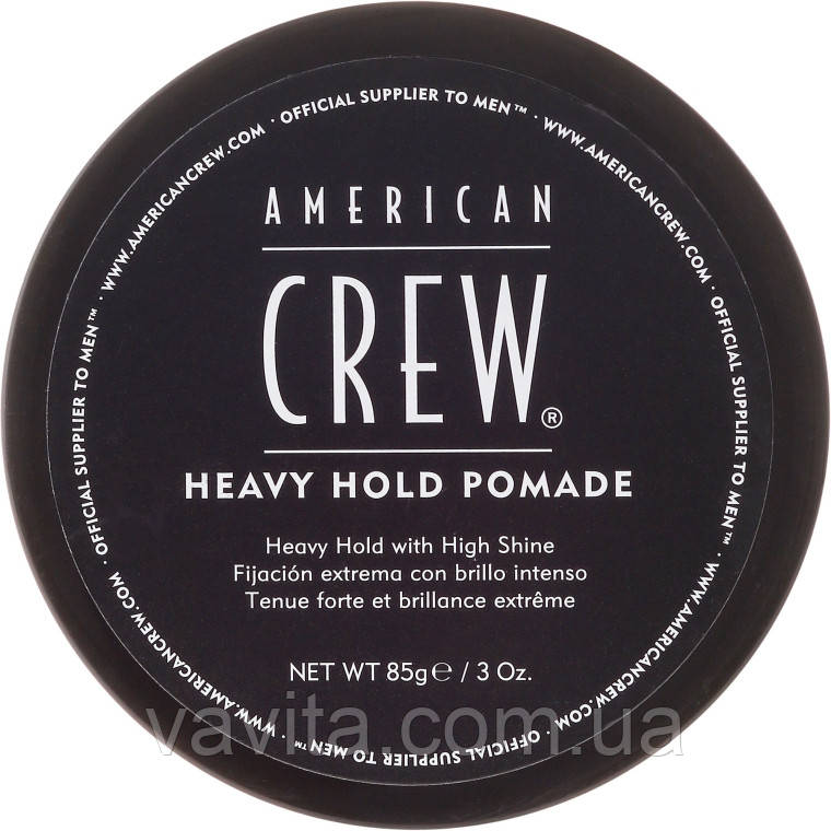 Помада для стайлинга супер стойкая American Crew Heavy Hold Pomade 85 г - фото 3 - id-p1635080245