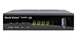 World Vision T624D4 — Т2 Тюнер DVB-T2/C з інтернет-застосунками