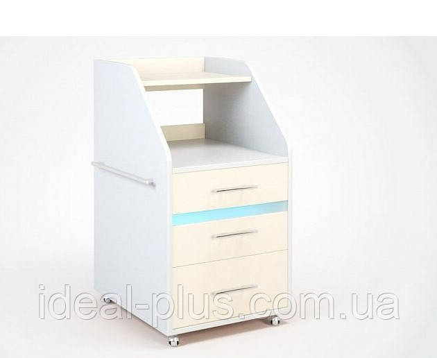 Візок з УФ лампою тумба з ящиками косметологічний візок УФ для стоматолога косметолога Vm-930, фото 1