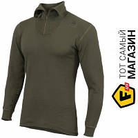 Термокофта Aclima HotWool Polo W/Zip Unisex XXXL, Olive Night (165003043-09)