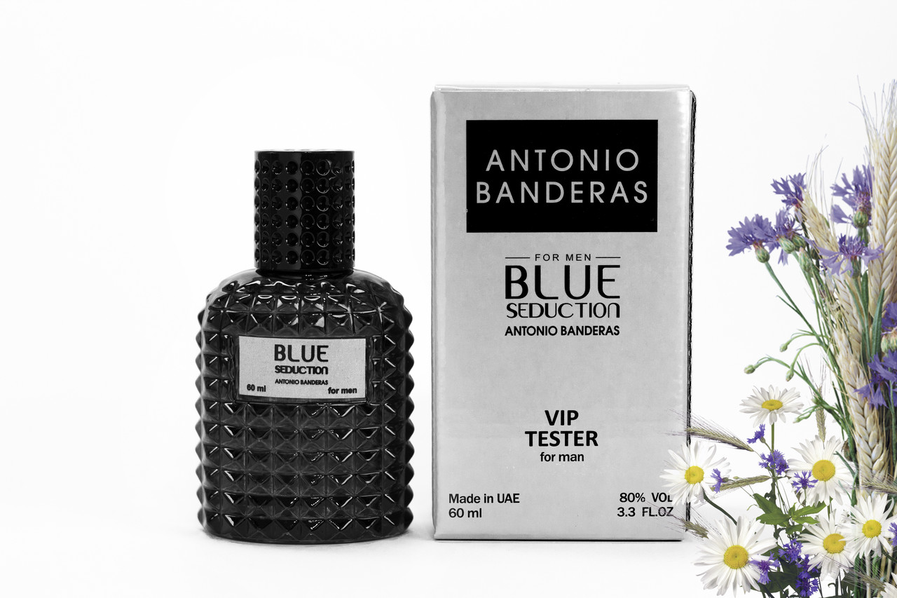 Чоловічий тестер Antonio Banderas Blue Seduction 60 мл ОАЕ