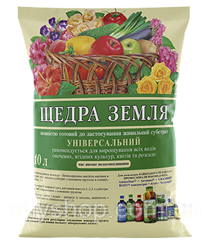 Грунт Щедра Земля® - 10 л, фото 1