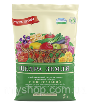 Грунт Щедра Земля® - 5 л, фото 1