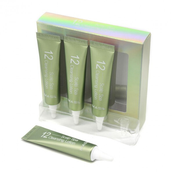 Очищаючий лосьйон для шкіри голови Masil 12 Scalp Spa Cleansing Lotion, 4шт по 15мл(060231)