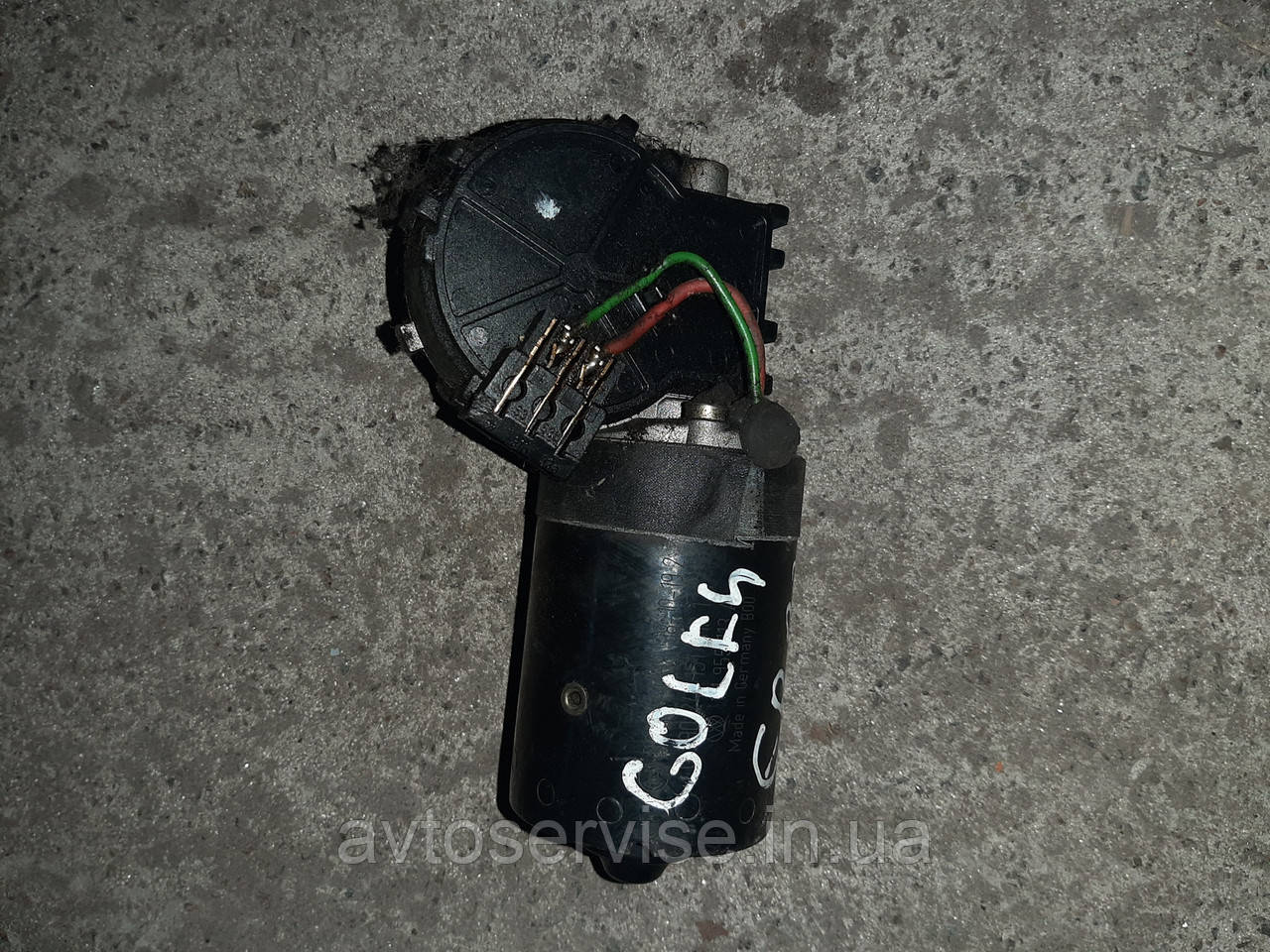 Моторчик передніх двірників Volkswagen Golf 4, фото 1