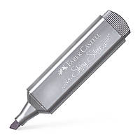 Текстовий маркер Faber-Castell Highlighter TL 46 Metallic, Блискучий срібний металік