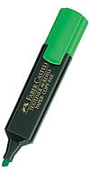Текстовый маркер Faber-Castell Textliner 48 Superfluorescent, Темно-зеленый корпус, Зеленый флуоресцент