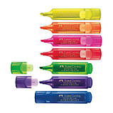 Текстовий маркер Faber-Castell Textliner 46 Superflourescent, Синій флуоресцент, фото 6