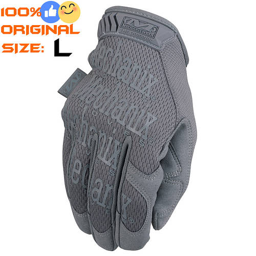 Тактичні рукавиці Mechanix Original® WolfGrey, розмір L, артикул MG-88-010