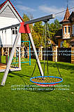 Лаундж дитячий вуличний комплекс з будиночком і гойдалками на палях "Мрія", фото 4