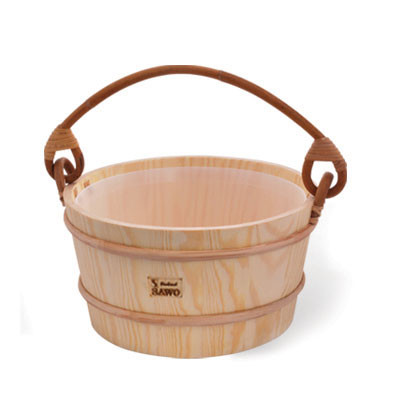 Відро Sawo 10 л з пластиковою вставкою і ручкою 300-HP, фото 1