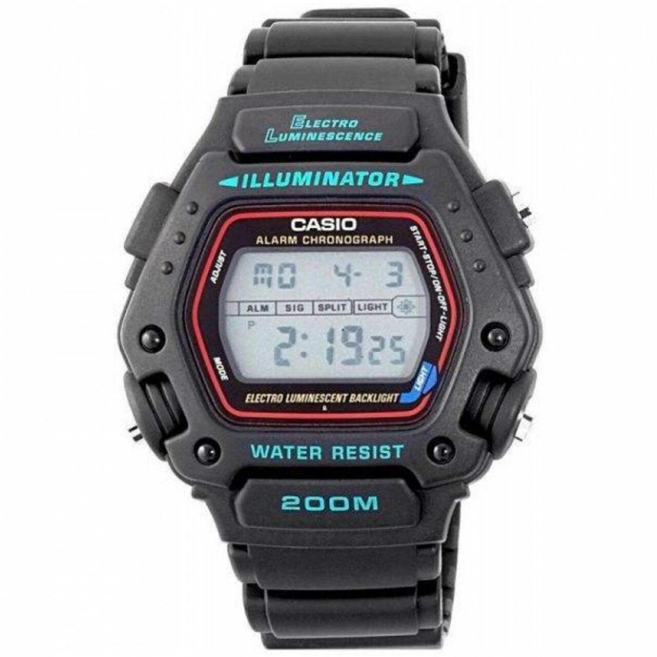 Годинник чоловічий Casio DW-290-1VS електронний водонепроникний
