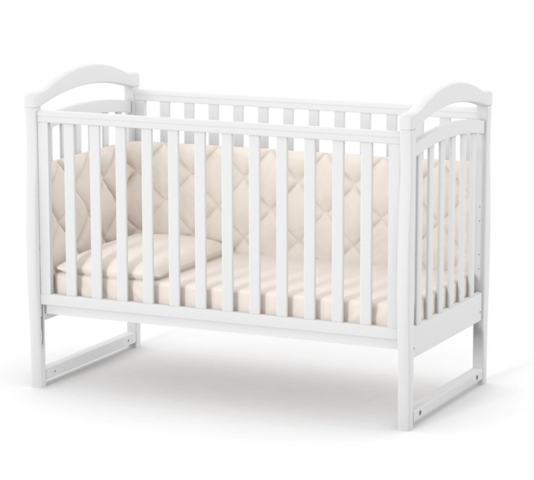 Дитяче ліжечко Верес Соня ЛД 6 Біле без ящика ЄС Новий функціонал