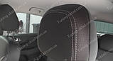 Чохли на сидіння Сітроен С4 (чохли з екошкіри Citroen C4 стиль Premium), фото 4