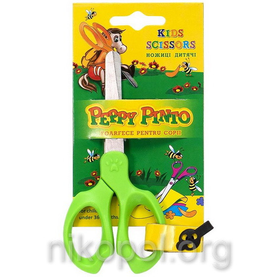 Ножиці дитячі "Peppy Pinto" пластикові 13 см SF1006B
