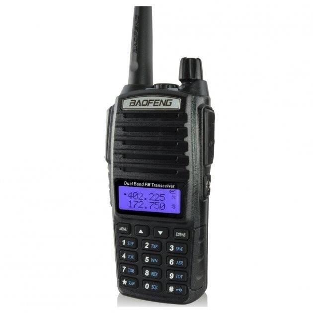 Портативна рація Baofeng UV-82 5W Li-ion UHF/VHF (Чорний), фото 1