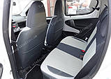 Чохли на сидіння Ситроен С1 (чохли з екошкіри Citroen C1 стиль Premium), фото 2