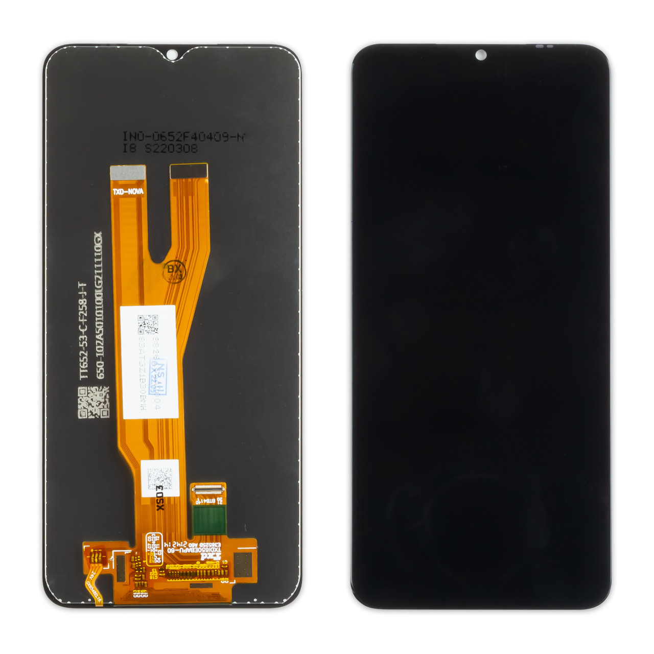 Дисплей SAMSUNG A032 Galaxy A03 Core (2021) з чорним тачскрином