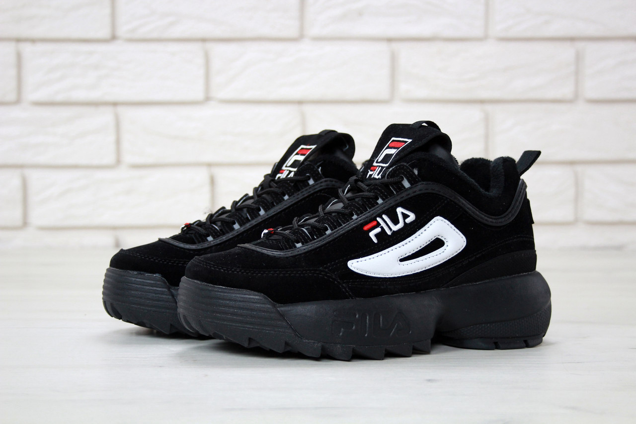 Чоловічі чорні Кросівки Fila Disruptor 2