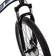 Спортивний велосипед 26 дюймів Profi G26PHANTOM A26.1 Чорно-сірий | Алюмінева рама SHIMANO 21SP, фото 3