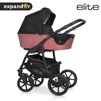 Дитячий універсальний візочок 2в1 Expander Elite ELT-60305 Rose Рожевий | Коляска Rico