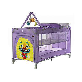 Дитячий ігровий манеж CARRELLO Molto CRL-11604 Orchid Purple монстрик