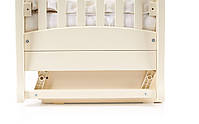 Дитяче ліжечко Верес Соня ЛД 15 Слонова кістка поперечний маятник з ящиком ЄС Новий функціонал, фото 7
