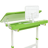 Парта учнівська дитяча Bambi M 3823A-5 Зелена | Комплект зростаюча парта і стілець, фото 6