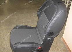 Чохли на сидіння Сітроен Берлінго 2 (чохли з екошкіри Citroen Berlingo 2 стиль Premium)