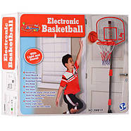 Баскетбольне кільце на стійці Bambi M 3548 | Дитячий баскетбольний набір, фото 4
