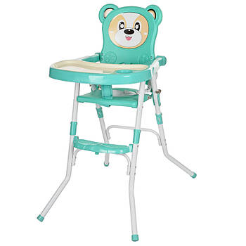 Стільчик для годування Bambi 113-15 М'ятний Бембі дитячий стілець | Стілець для годування Бембі