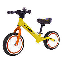 Детский беговел BALANCE TILLY 12" Lumi T-212521 Yellow Желто-оранжевый