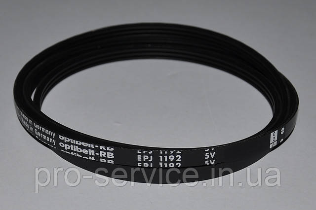 Ремінь EPJ 1192 для пральних машин Siemens WV 1080, Bosch WMV 1600, Whirlpool AWG 328...