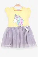 Детское платье летнее Желтое для девочки на 3 года