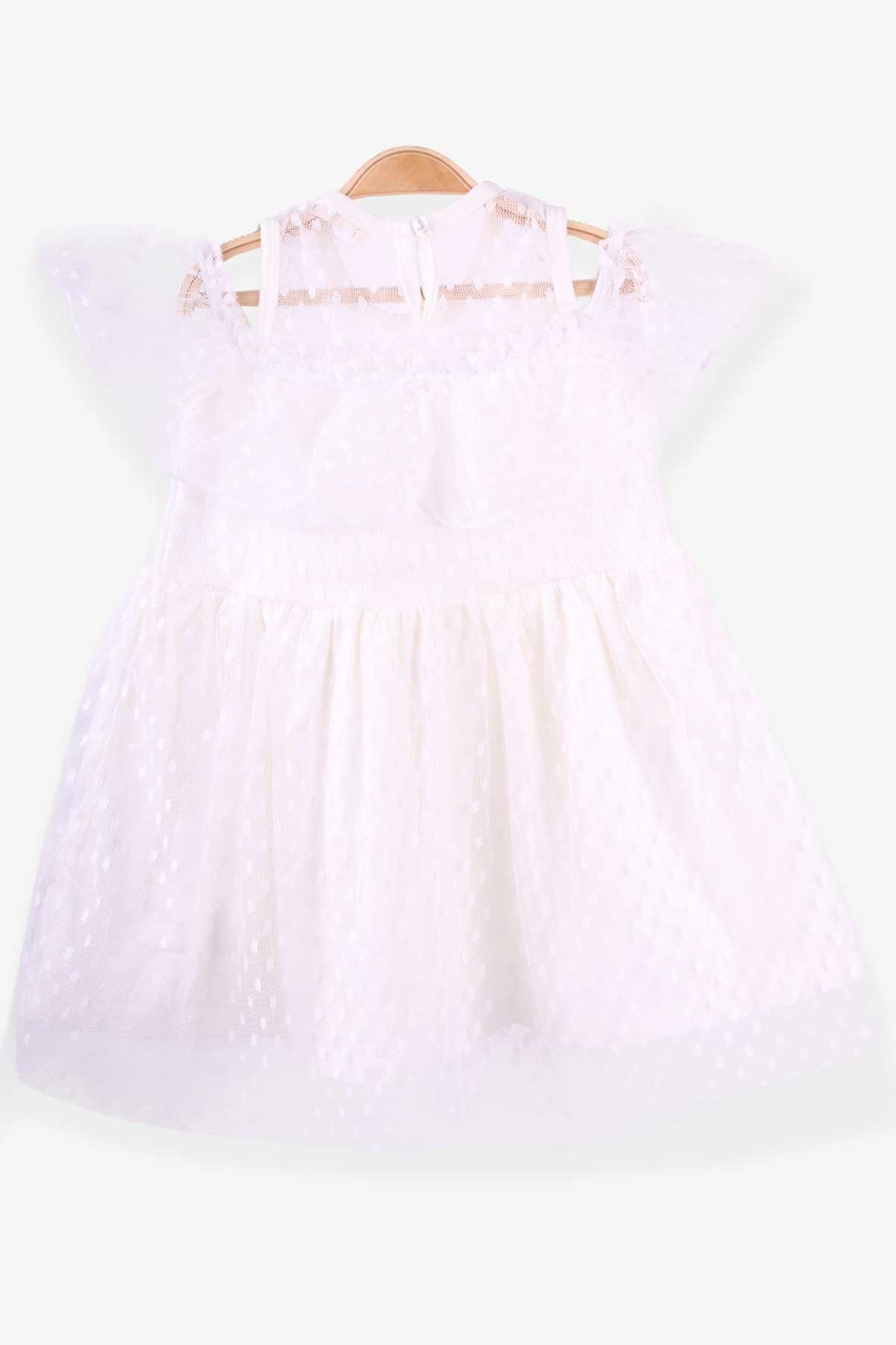 Детское нарядное белое платье для девочки 3 года - фото 2 - id-p1635189459