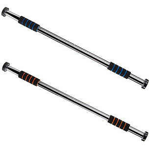 Турнік розсувний 62-100см, неопренова накладка, фото 1