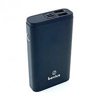 Повербанк Bevius 10 000 mAh Power Bank Чорний Портативний заряд (GPL)