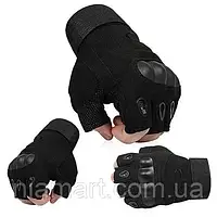 Тактические перчатки Oakley без пальцев L, Черный
