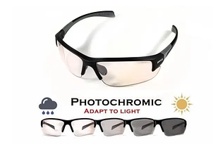 Окуляри Global Vision Hercules-7 Photochromic фотохромні clear / порозорі оправа white оправа black