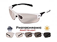 Окуляри Global Vision Hercules-7 Photochromic фотохромні clear / порозорі оправа white оправа black, фото 2