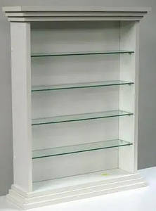 Стелаж навісний полиця манікюрна стенд для лаку для салону краси стелаж для офісу VM_617 Полиці на стіну