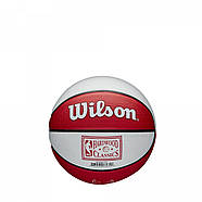Мінім'яч баскетбольний Wilson NBA Team Retro BSKT Mini, фото 2