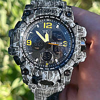 Наручные часы Skmei 1155 Black-Gray спортивные армейские Хаки водостойкие