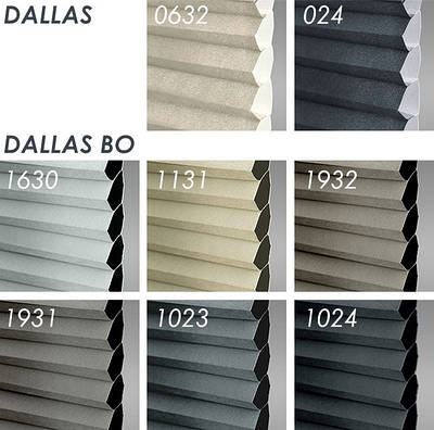 Новинка плісе соти Honeycomb Dallas і Dallas BO.